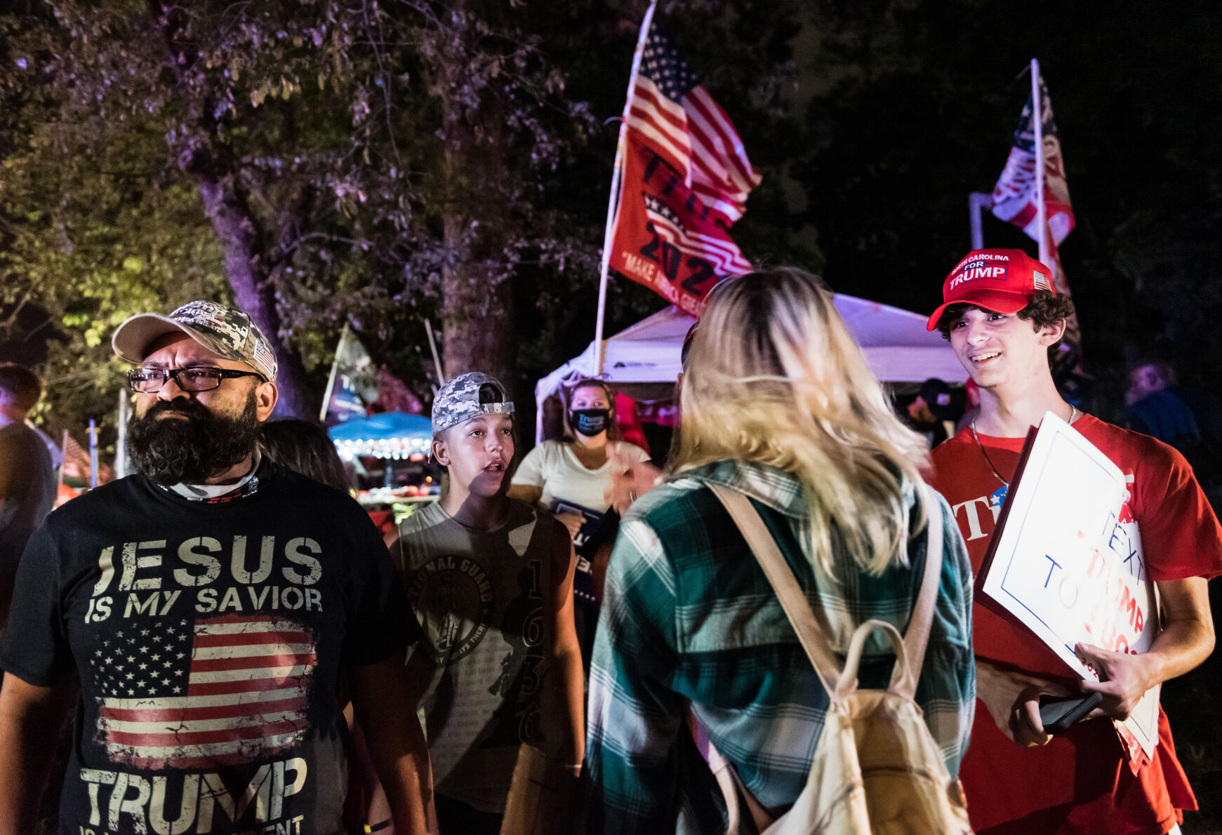 Protest Against Trump Rally